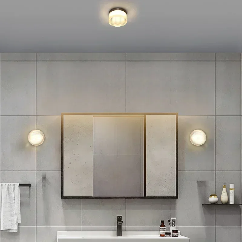 Imagem -04 - Moderno Simples Cabeceira Led Wall Montado Lâmpada Nordic Personalidade Acrílico Abajur Sconces Entrada Luzes de Teto Decoração do Quarto