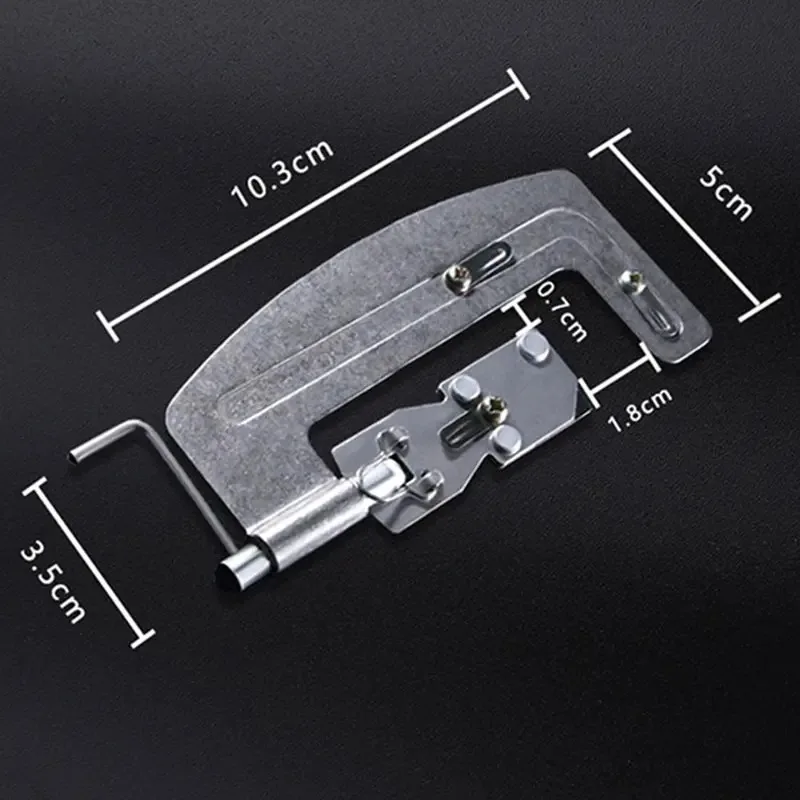 عقدة خطاف السمك، معدات صيد الأسماك المحمولة شبه الأوتوماتيكية المصنوعة من الفولاذ المقاوم للصدأ سريعة التثبيت، ملحقات صيد الأسماك بخطاف مزدوج
