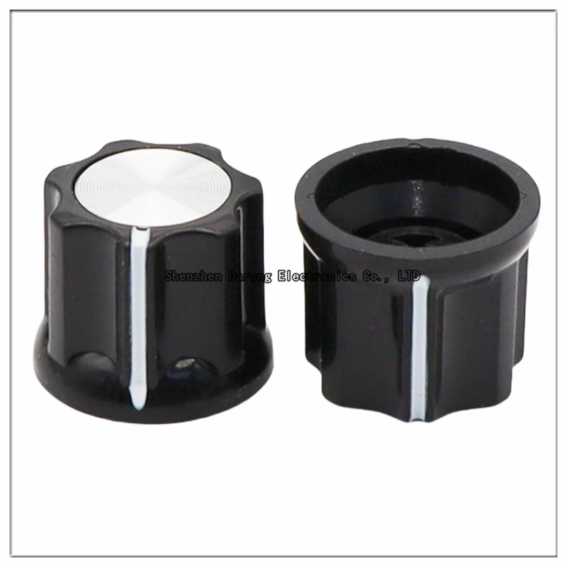 17×14 cap type plastic knob cap semi-shaft potentiometer encoder rotary cap Electric guitar volume/Electrical equipment switch