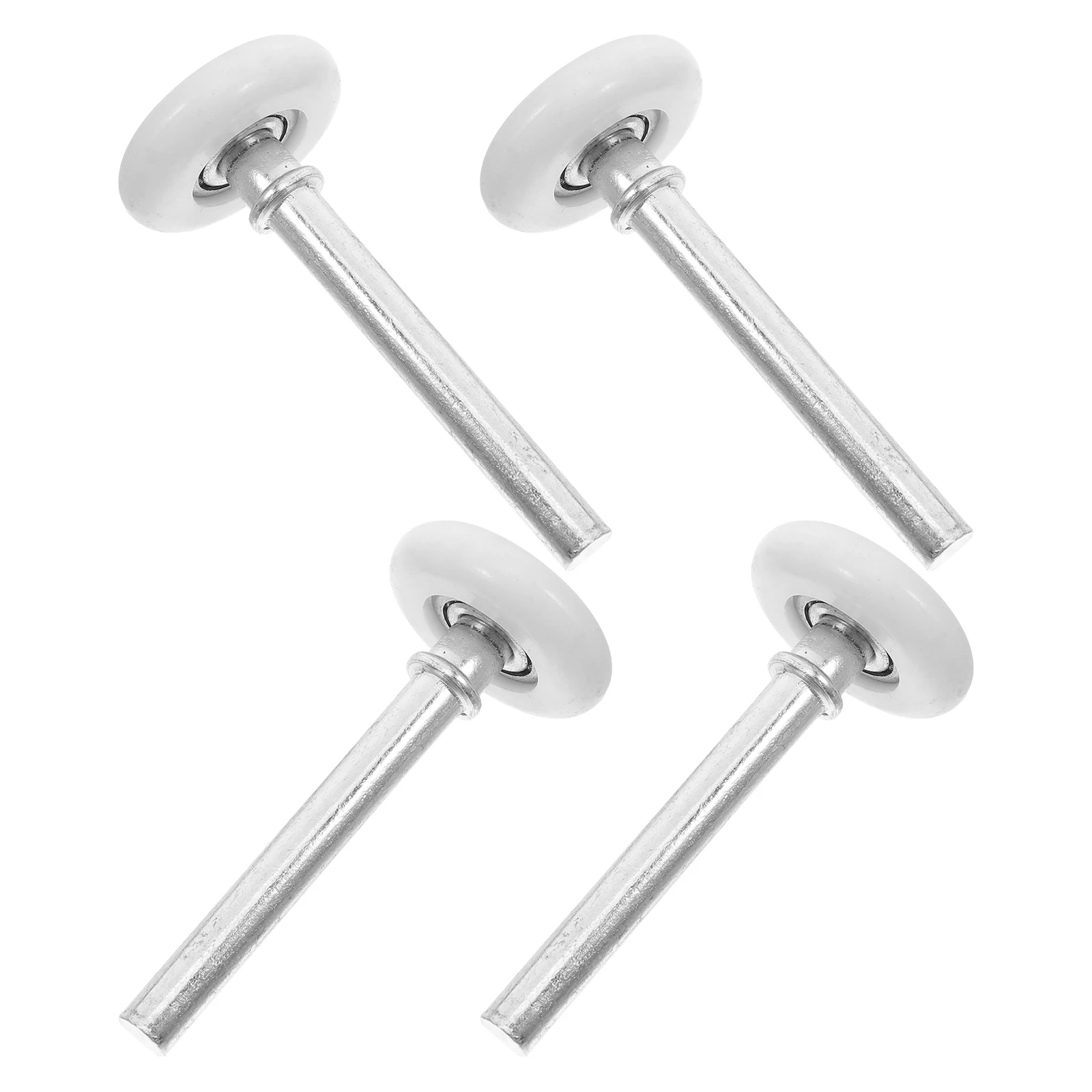 

4 Pcs Track Wheel Garage Door Rollers Smooth Sliding Quiet Durable Nylon Furniture Guide Rollers Sliding Pulley Supporting Wheel