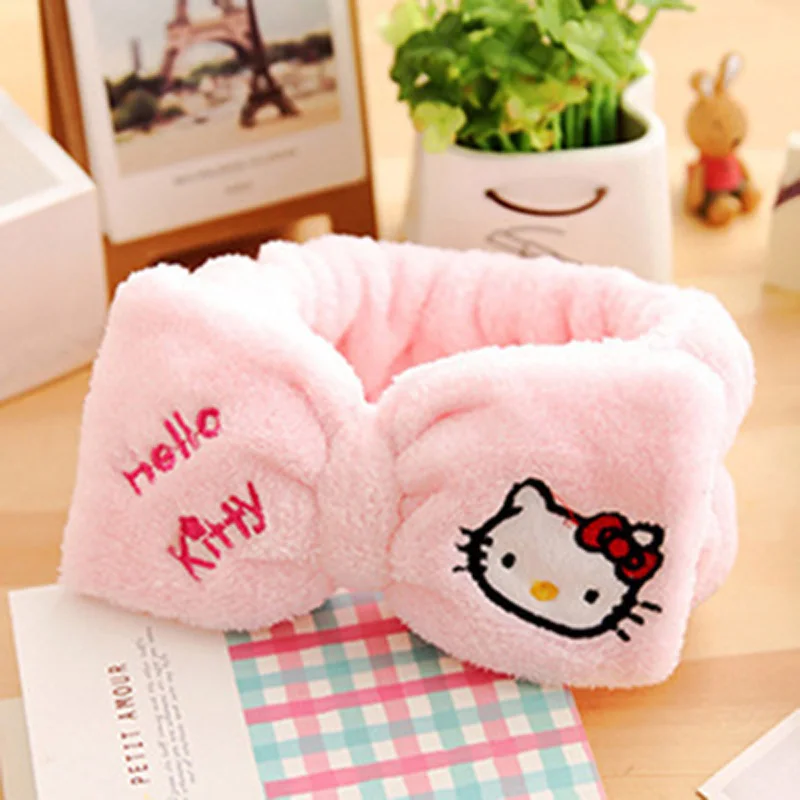 

Sanrio HelloKitty My melody New Cartoon Cute Simple Fun Creative Personality High-Looking Student Face Wash Makeup Sweet Hairban