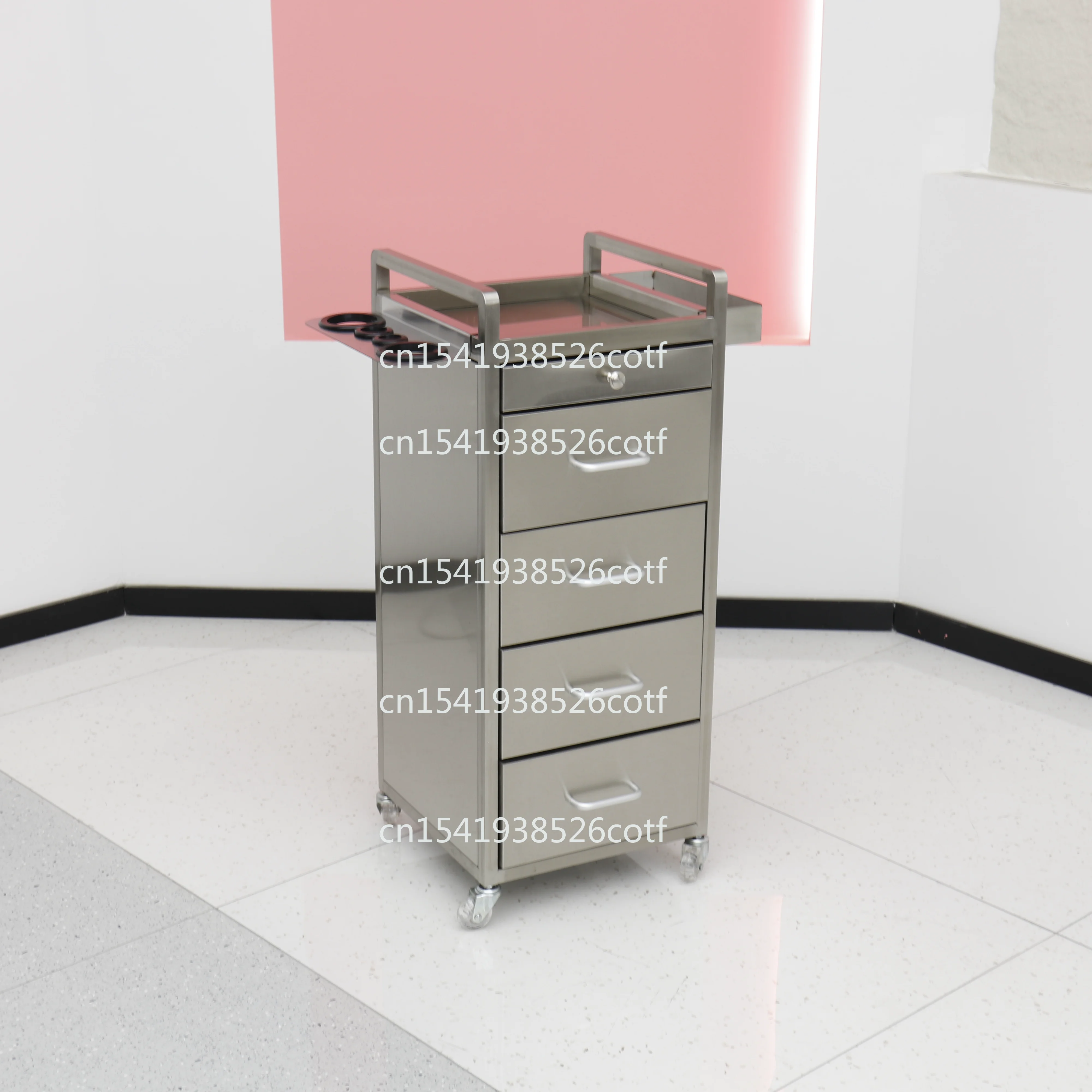 Internet Celebrity Tool Hair Salon Storage Mirror Side Barber Shop Tool Hair Stylist Cabinet
