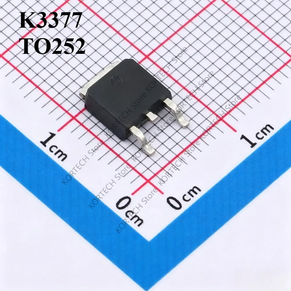 10PCS/LOt Original 2SK3377 K3377 TO252 car engine computer board solenoid valve drive control chip