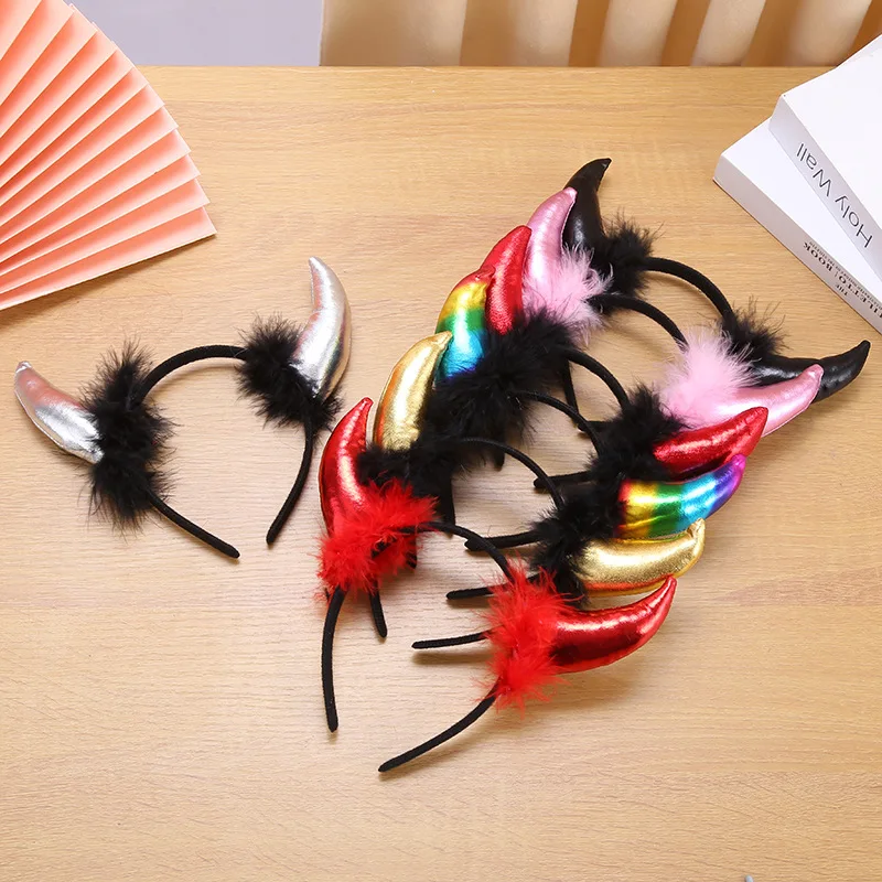 هالوين عيد الميلاد عقال الإبداعية شخصية شيطان القرن حفلة عيد ميلاد جو الديكور مثير إغراء عقال #1