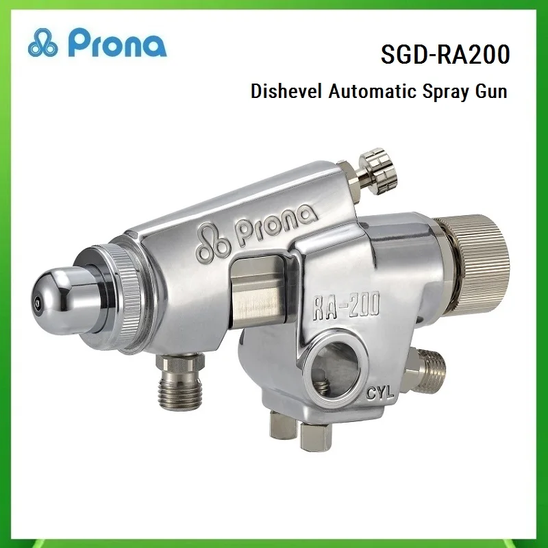 

Prona SGD-RA200 Dishevel Automatic Spray Gun Power Tools Pressure Gauge Pressurized Pneumatic Spray Guns Painting Sprayers