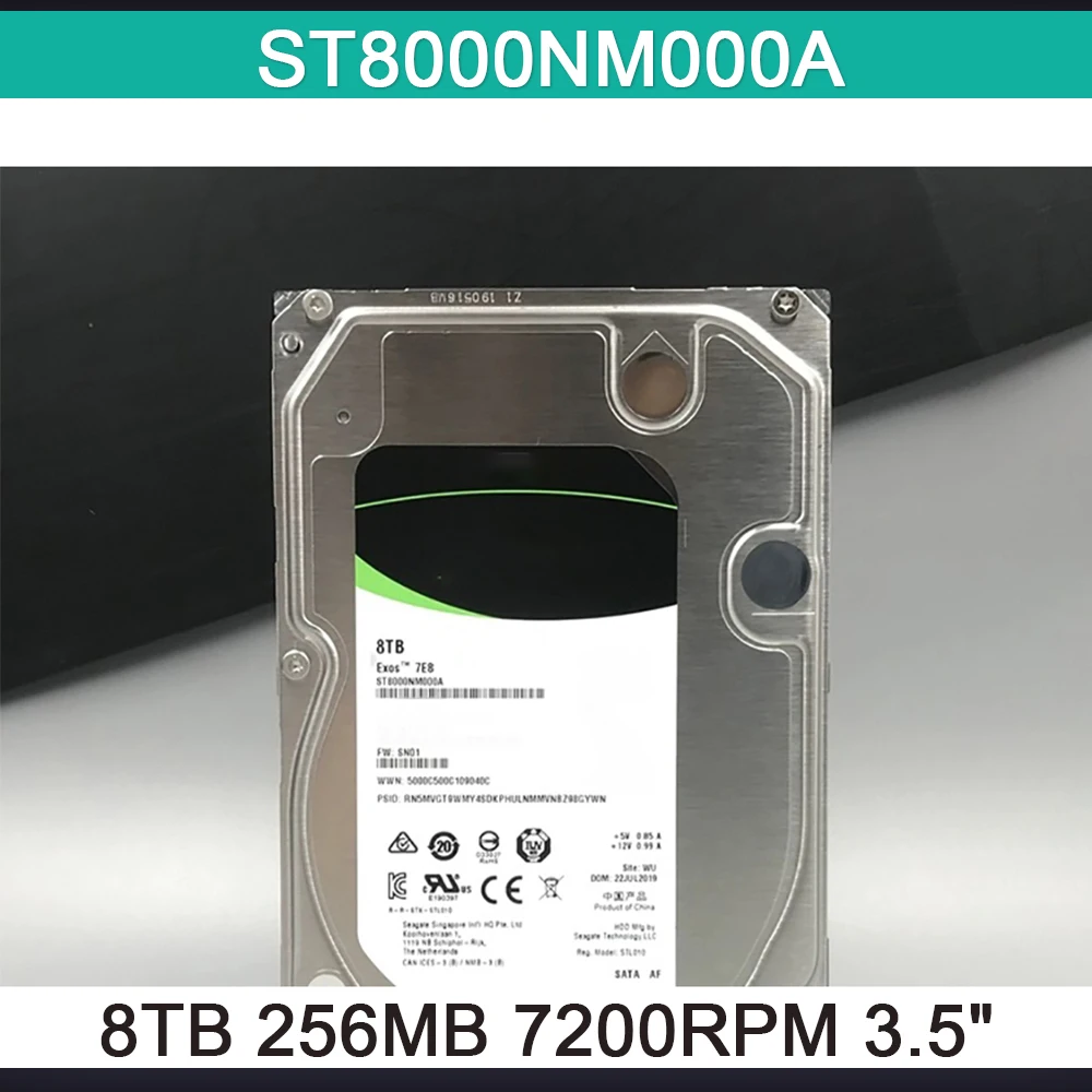 For Sea-gate 8TB 256MB 7200RPM 3.5