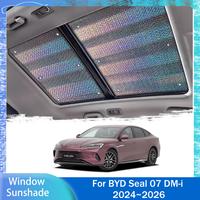 For BYD Seal 07 DM-i HX 2024~2026 2025 Car Sky Curtain Panoramic Skylight Sunshade Sun Shade UV Protector Parasol Accessories