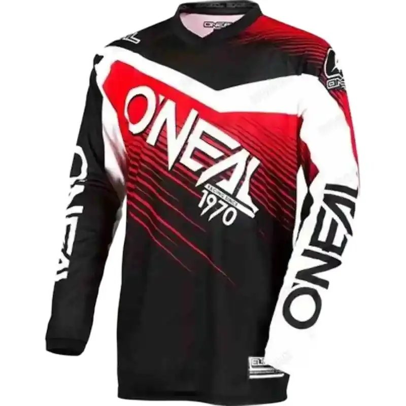 Velocidad subduing de manga larga nuevo traje de motocicleta todoterreno camiseta superior transpirable hombres deportes al aire libre traje de montar en bicicleta de montaña