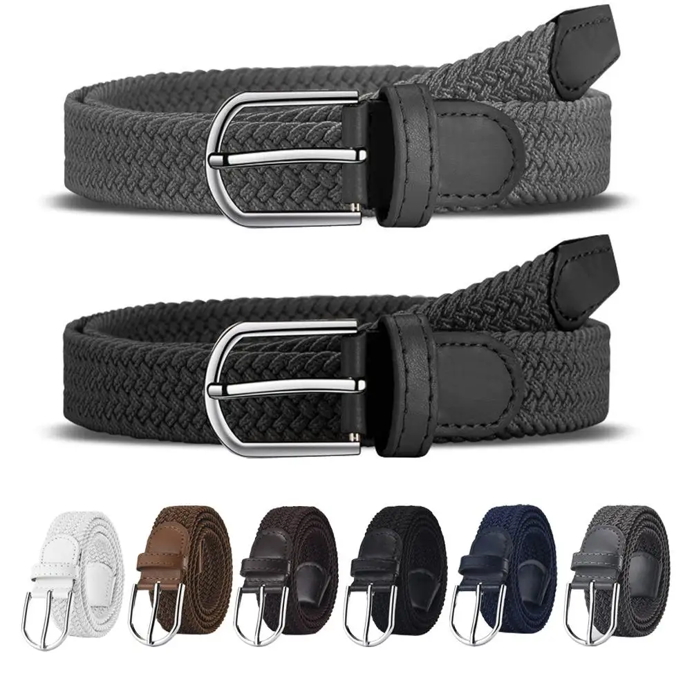 Эластичный тканый унисекс повседневный ремень модный универсальный ремень для спорта на открытом воздухе женский тактический ремень для скалолазания и работы нейтральный ремень