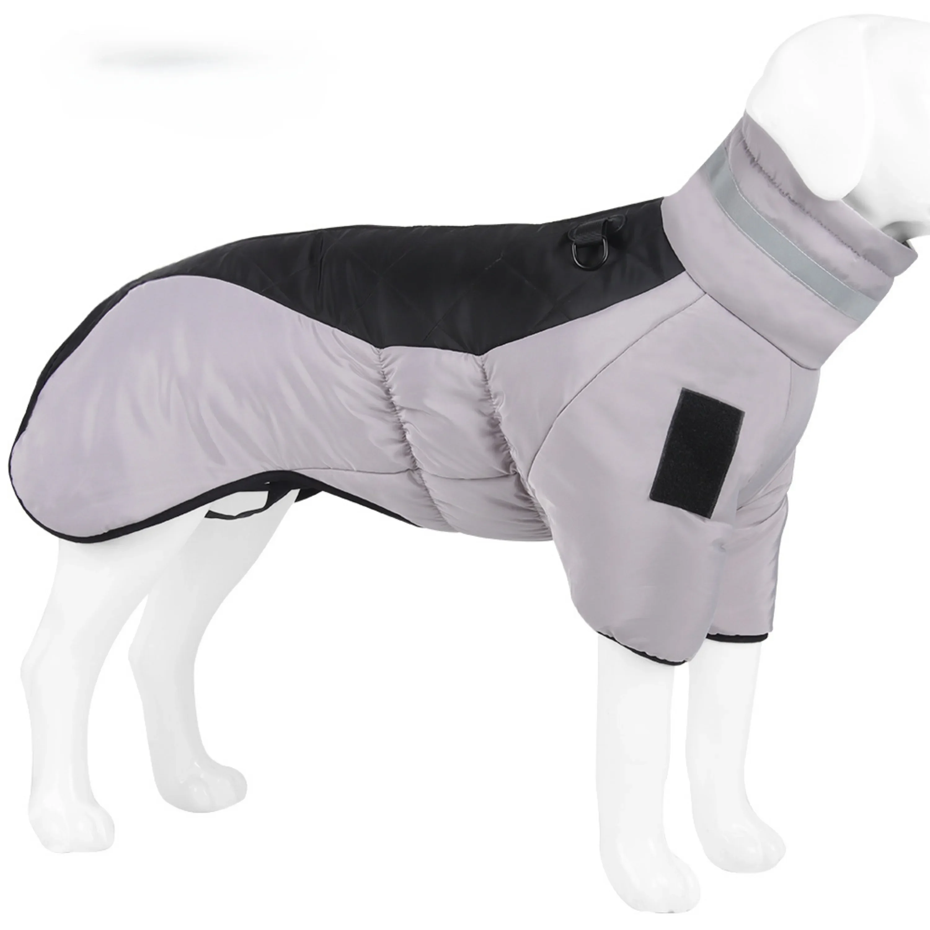 Reflective Jacket for Large Dog Winter Warm Dog Clothes Waterproof Dog Coats Thickened Outdoor Keep Warm Pet Costume Supplies