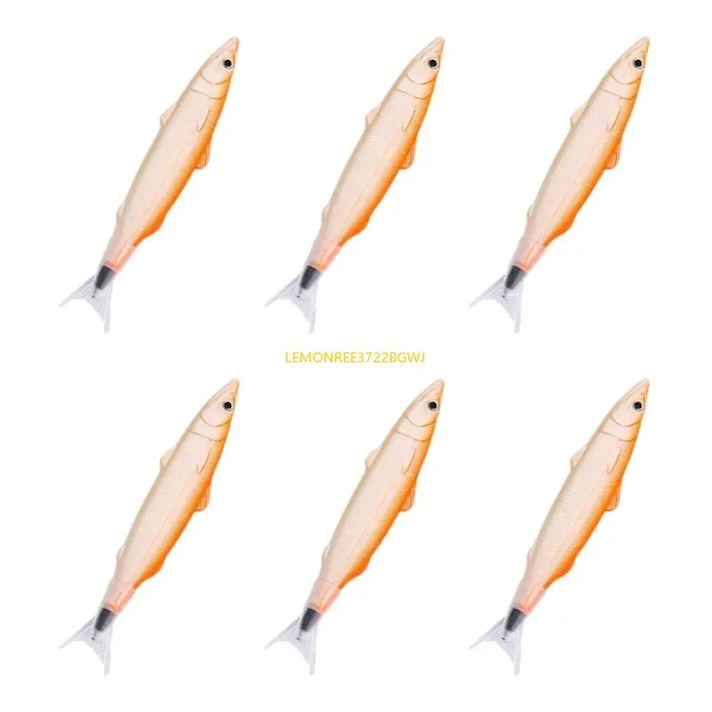 

C90C 6Pcs Fish Ballpoint Pen Sea Creature Themed Writing Pen 0.5mm Tip