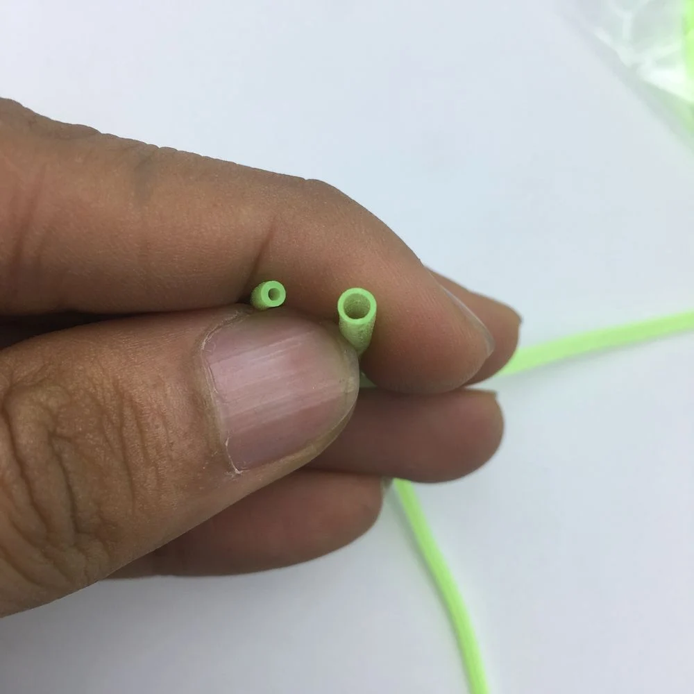 20 قطعة الصيد البحري مكافحة لف المطاط خرطوم ناعم 1.2 مللي متر/2 مللي متر مضيئة التوازن خط أنبوب موصل الأسماك معالجة أداة الملحقات