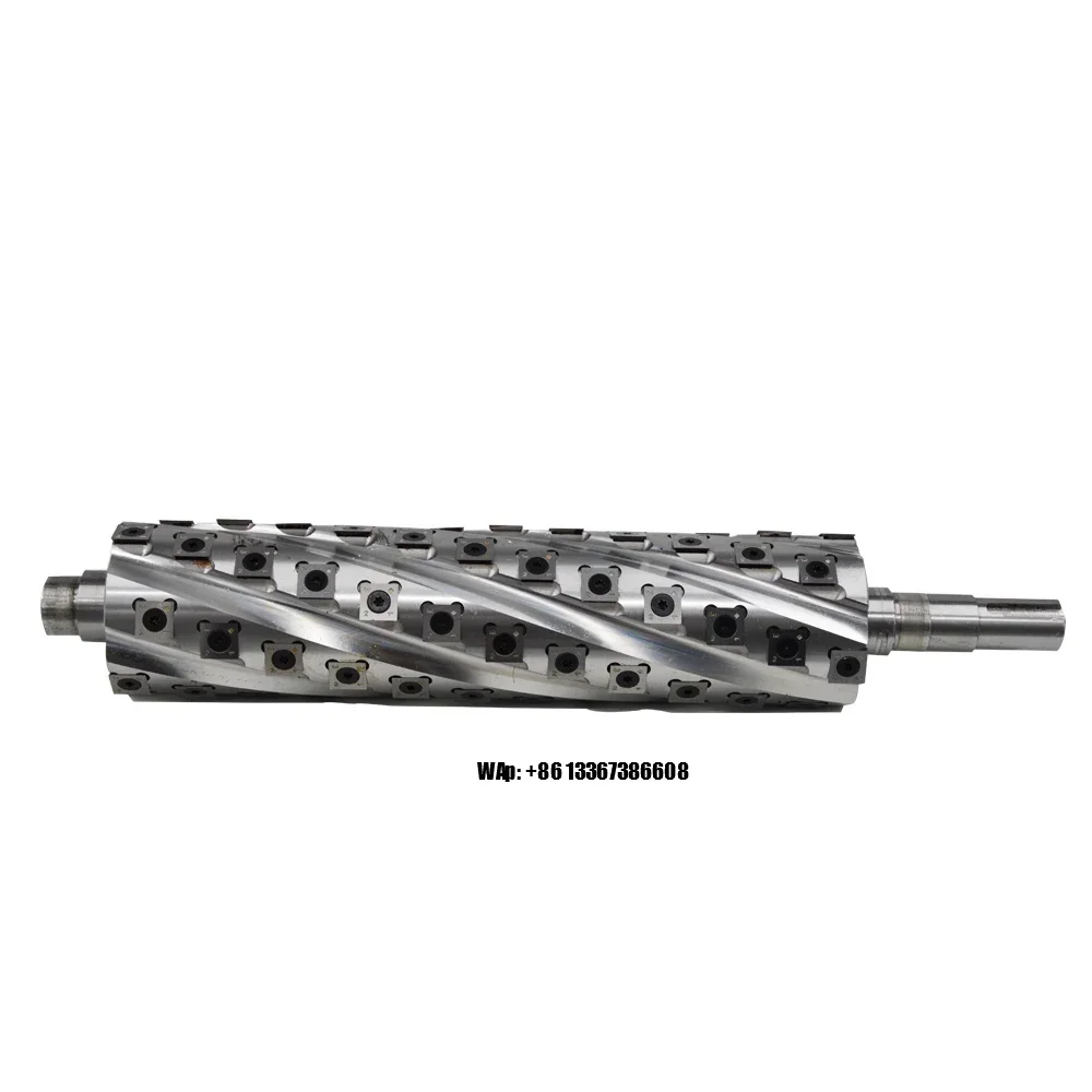 Machine Parts Helical Wood Thickness Planner Woodworking Spiral Planer Cutter Head With Carbide Blades