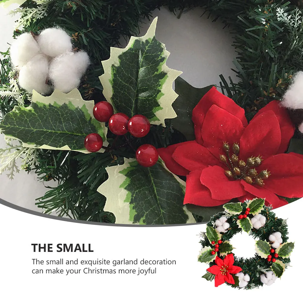 

Christmas Wreath Garland Outdoor Festival Decor Fashionable Hanging Props Creative Plastic Party Unique