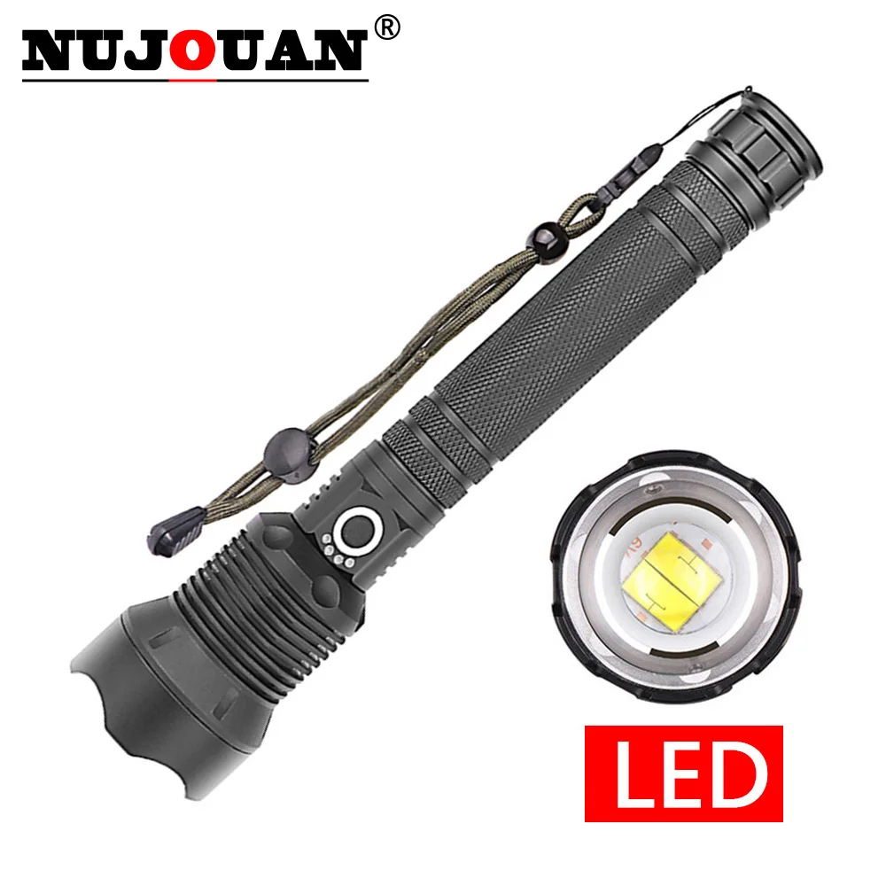 

Portable USB Rechargeable Flashlight Strong LED Night Lights Zoom Highlight Torches Outdoor Camping Night Fishing Lighting Tools