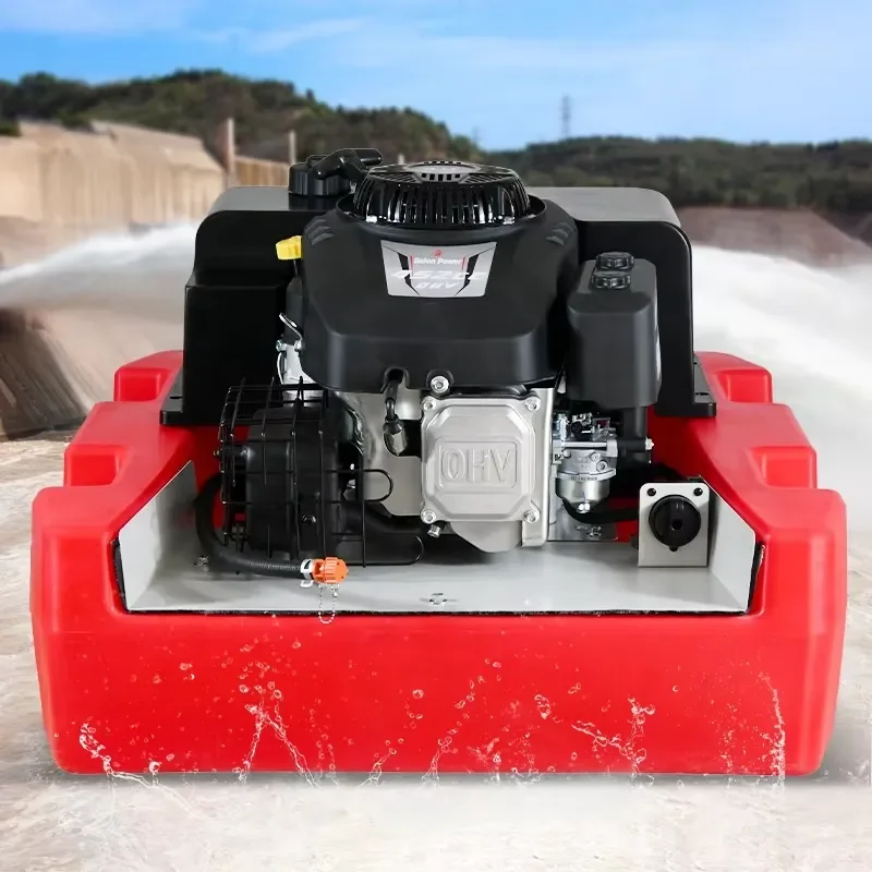 2025 New Factory Sales High Quality Portable Fire Emergency Rescue Fire Pump Customized Remote Control Floating Boat Pump