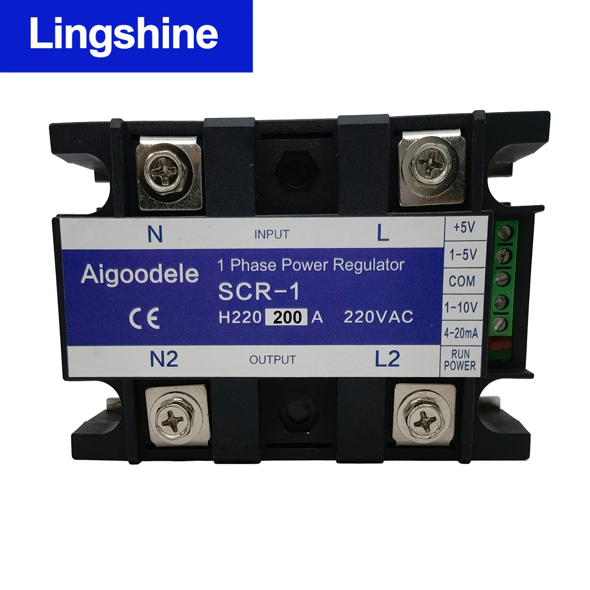 

200A Single Phase AC Fully Isolated Half Wave Thyristor Regulator, Solid State Regulator SCR Module