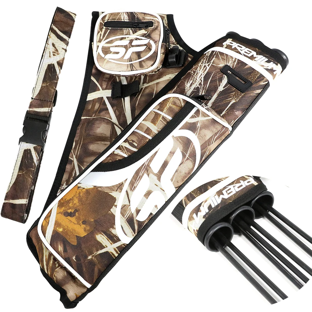 

1pc Arrow Bag Multi-Color Nylon Fiber Durable Triple-barreled Arrow Quiver Can Hold 20-30 Arrow Archery Hunting Shooting Acc