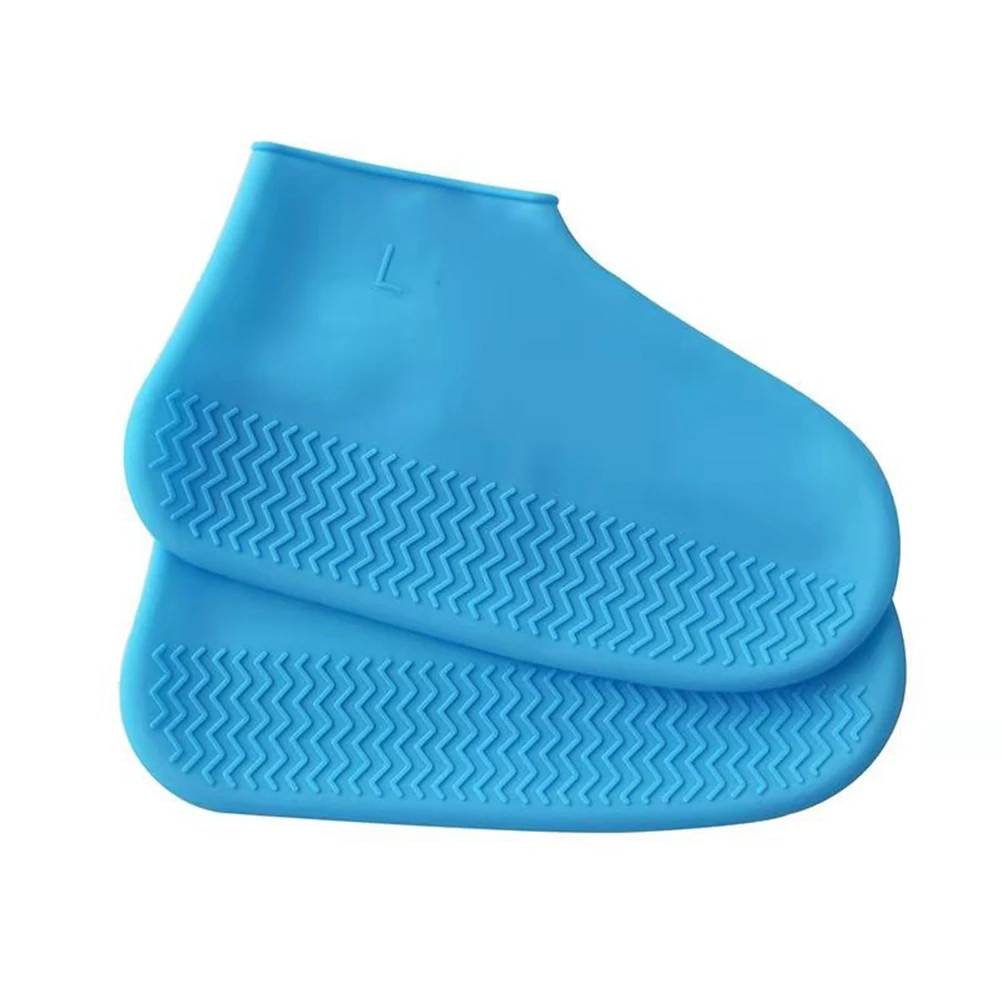 

3 Pairs Non-slip Waterproof Adult Shoes Cover for Rainy Day Boot Protector Cycling Cold Weather Anti-skid Overshoes Mud Snow