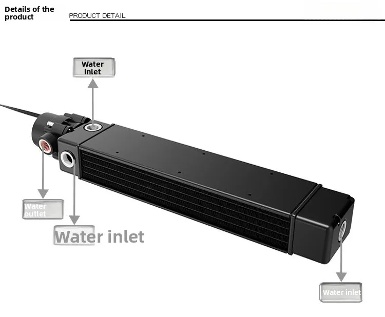 All-in-One Liquid Cooler SR-LH65T3X40-290, for Robot Drone