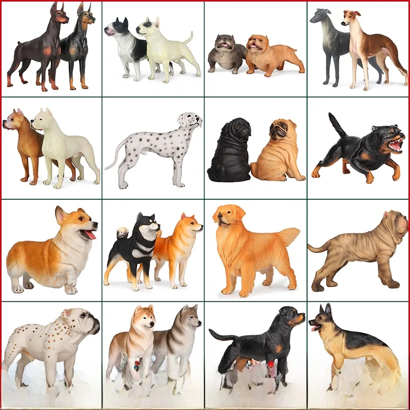 Realistic Dog Toy Model Bullmastiff Simulation Static Figure Boys Gift Playful Companion Piece Plastic Material from Guangdong