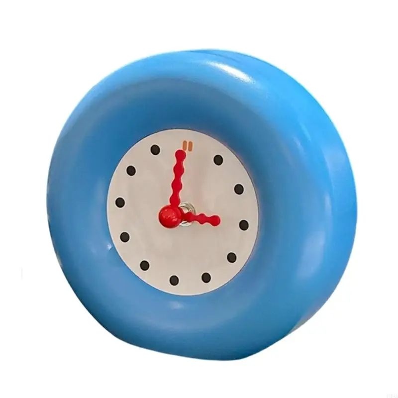 Dopamine Inspired Clock Modern Art Design Clock Quiet Movement Under 20dB for Office Study Room Living Room Decoration 