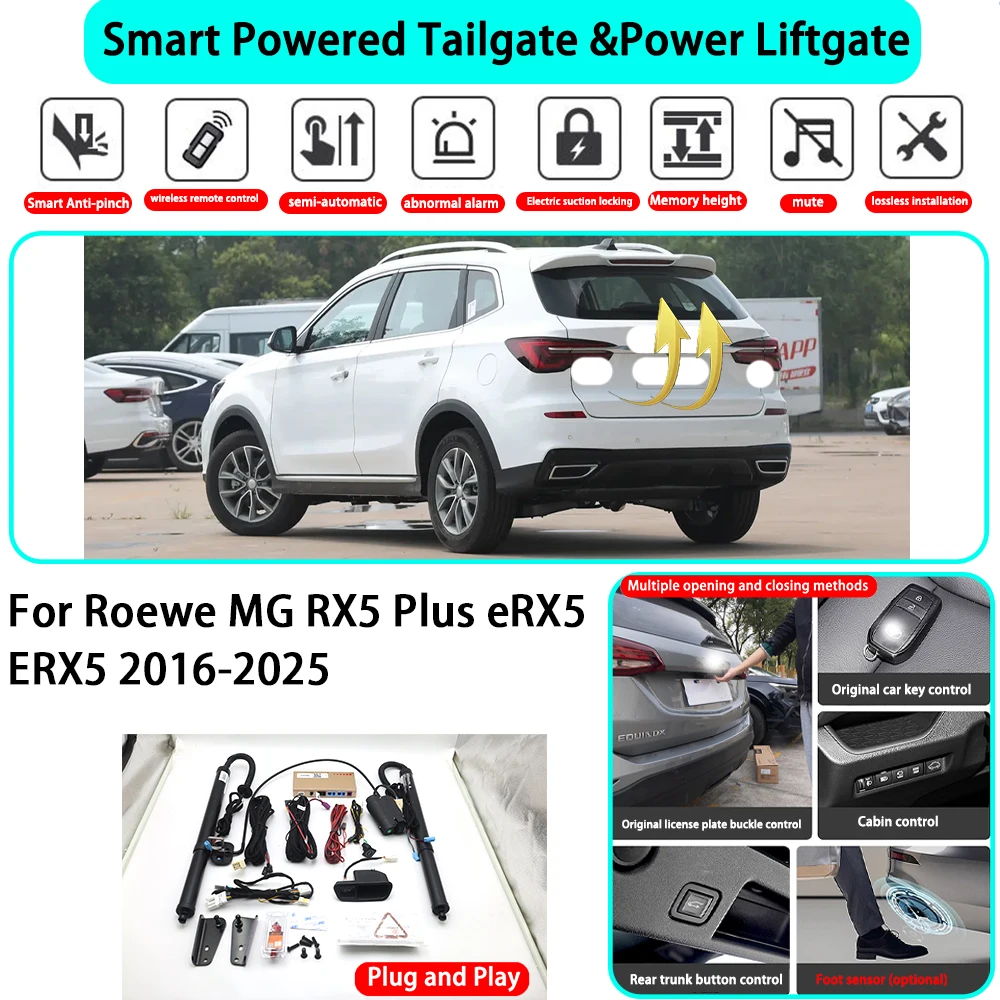 

﻿for Roewe MG RX5 Plus eRX5 ERX5 2016-2025 OEM Smart Automatic Powered Tailgate Electric Power Tailgate Lift Kit Key Close