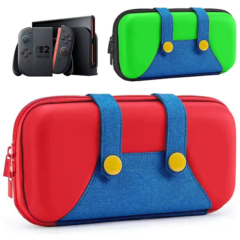 Switch Storage Switch Box Portable Mario Game Stand Carrying Case Waterproof and Scratch Resistant Game Accessory Storage Box