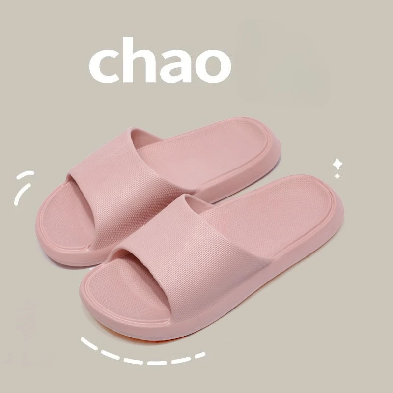 

Женские летние шлепанцы, мужские тапочки, однотонные простые нескользящие мягкие тапочки из ЭВА для ванны и душа, уличная обувь для пар, мужские шлепанцы