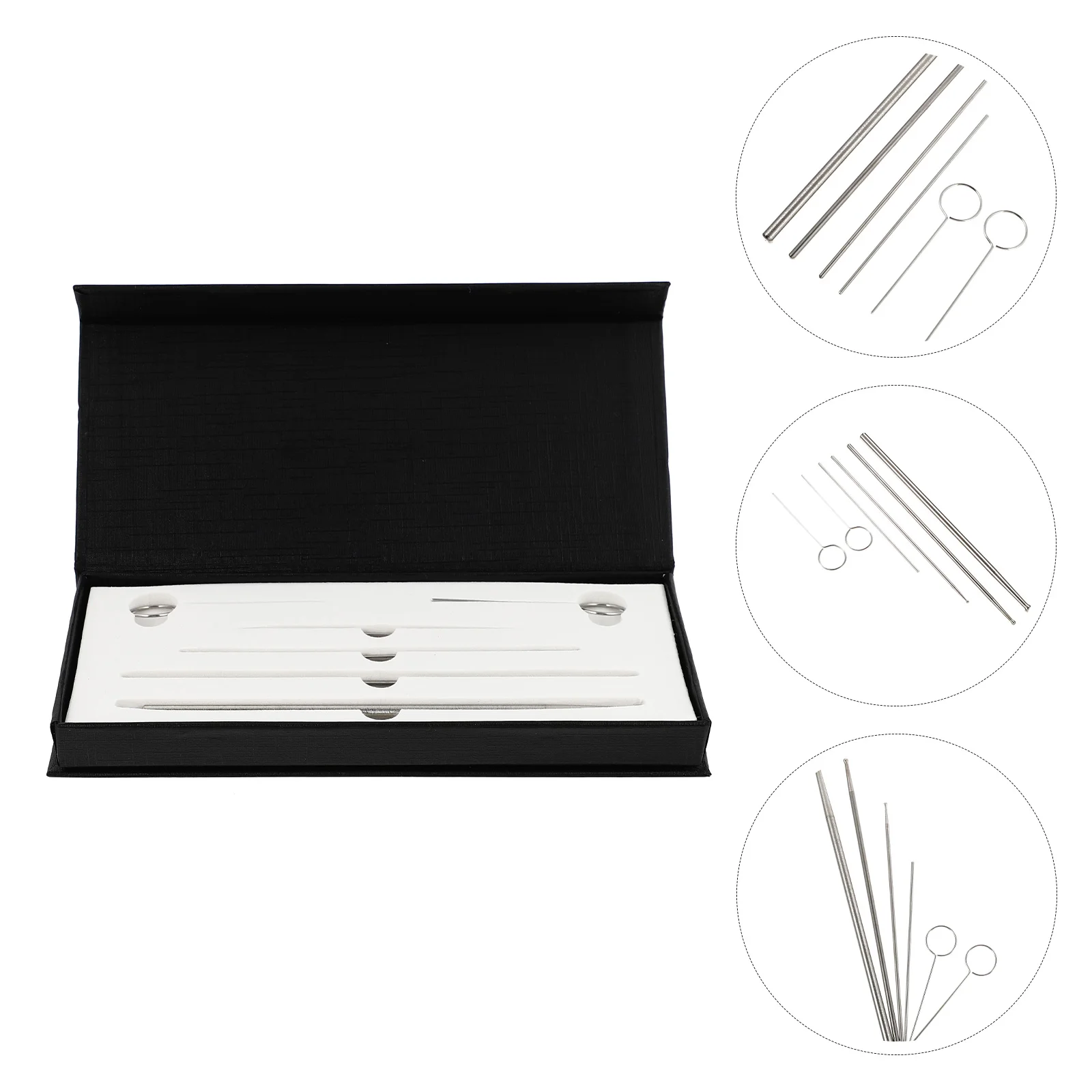 

Stainless Steel Snake Gender Probe Set for Various Size Snakes Easy to Carry Lightweight Portable Professional Reptiles