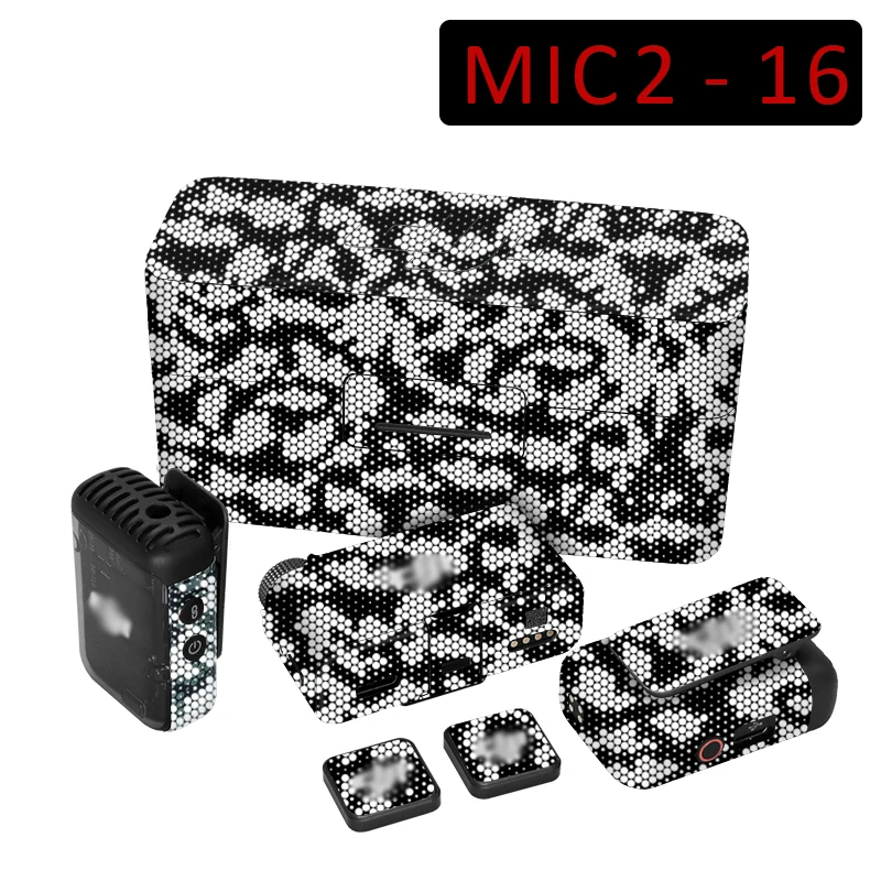 

Decorative Sticker Kit for DJI mic 2 ,Waterproof Skin Sticker Decal DIY Accessory for DJI MIC 2,Anti-Scratch Protective Film