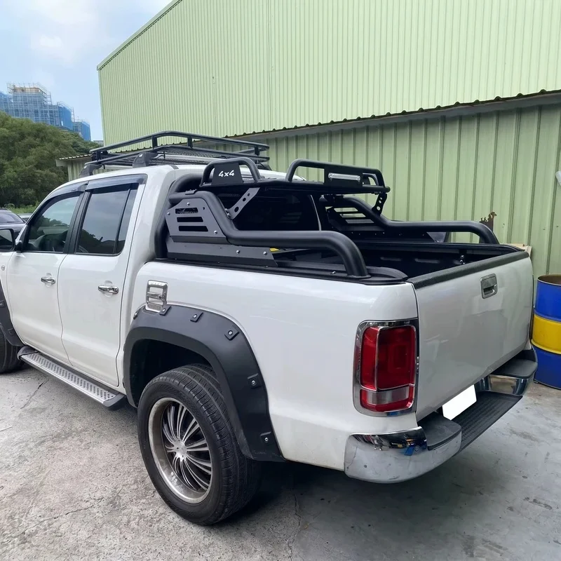 Sturdy Manual Hard Roll Up Aluminum Retractable Tonneau Cover Waterproof Durable Heavy Duty Easy Installation Universal Fit
