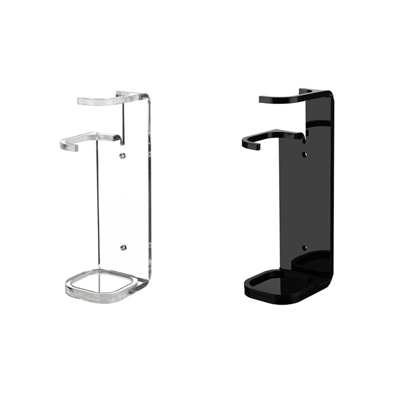 Rak penyimpanan dudukan dinding Saber lampu bening akrilik dengan sekrup untuk tampilan Lightsaber Planet bintang