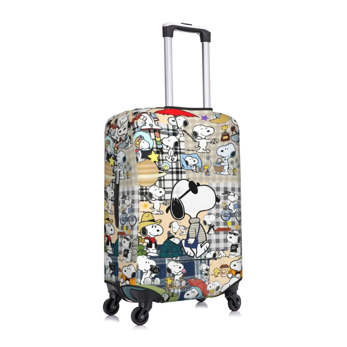 American Snoopy Dog Suitcase Cover Flight Christmas Fun Luggage Accesories Business Protection