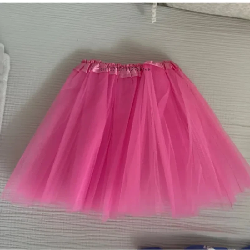 30cm Carnival Christmas Colorful Puffy Mesh Short Skirt, Beautiful Girl Princess Children's Dance Party Performance Skirt