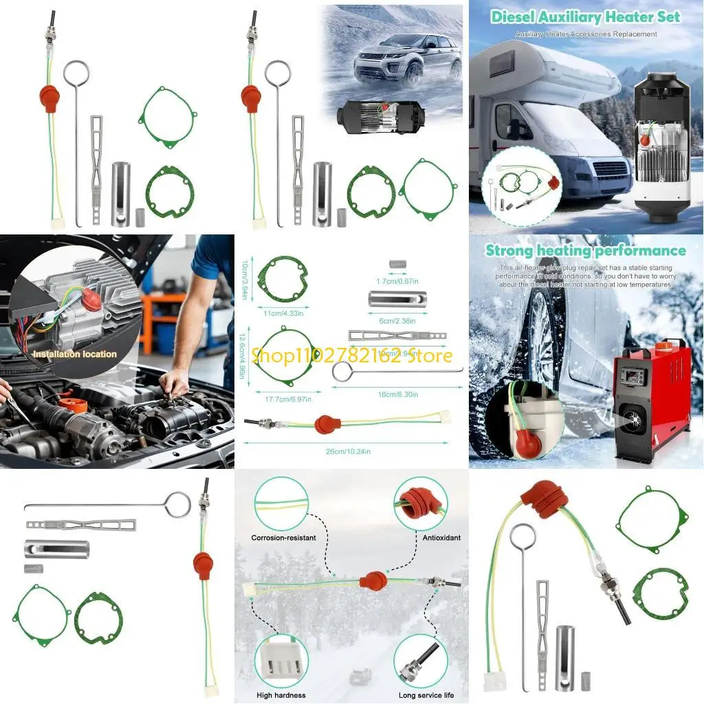 

547B High Performances Trucks 2KW 3KW 5KW 8KW 12V Diesels Parking Heater Glow Plug Set for Efficient Heating in Cold Weather