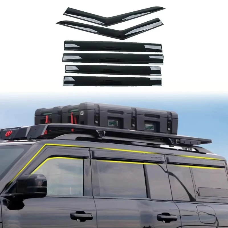 

Hot Selling Rain Guard Trim Strip Wide Thickened ABS Window Visor for Fangchengbao Ti7 Accessories