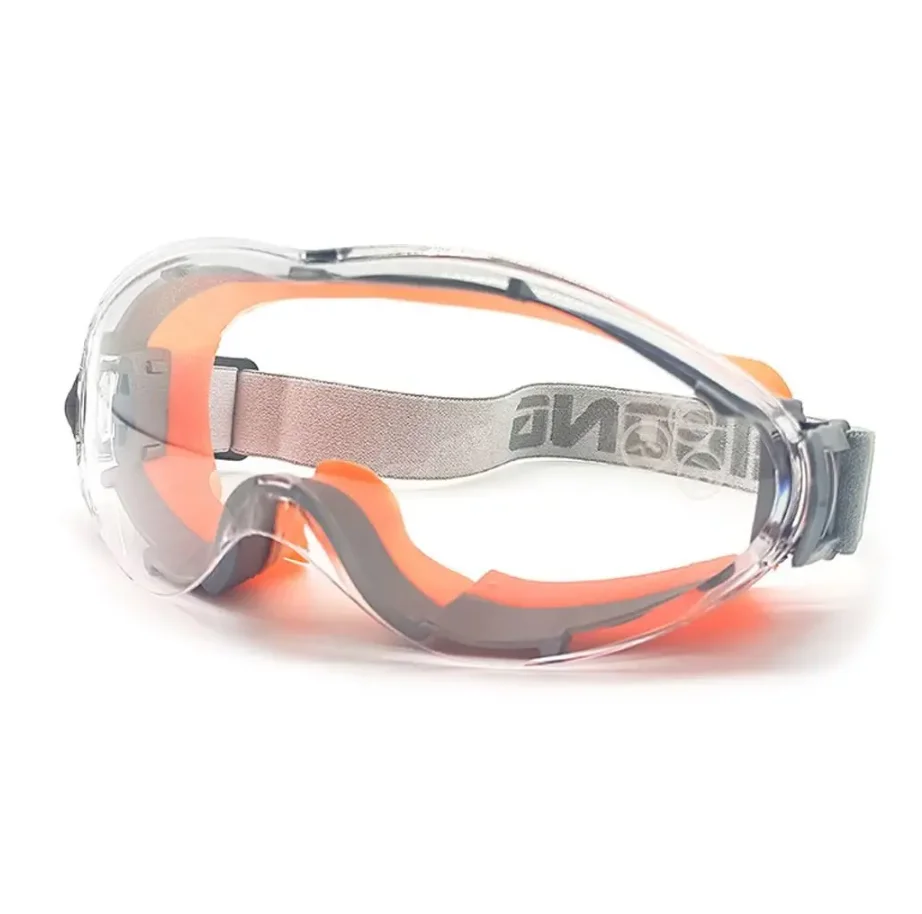 Large Frame Protective Goggles HD Transparent Anti-Ultraviolet Waterproof Anti-Fog Riding And Skiing Safety Sports Glasses