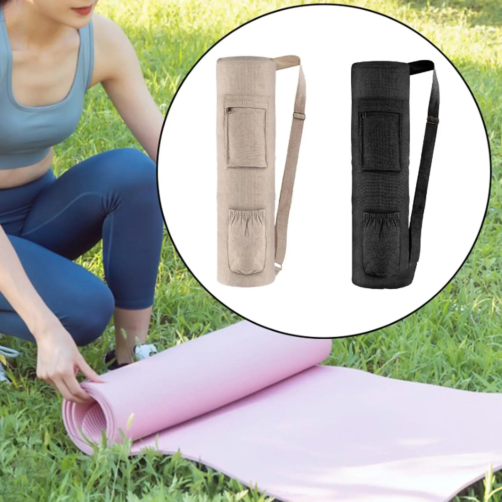 

Yoga Mat Bag Yoga Mat Carrier for Women Men Stylish Multifunctional Yoga Bag Mat