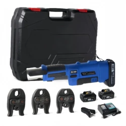 ProPress-Cordless Mini Electric Hydraulic Crimping Pliers, Pressing Jaw for Copper Pex Pipes, Power plumbing Tools Set