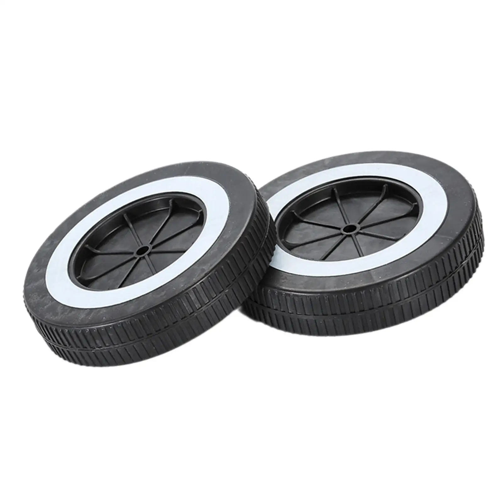 2x BBQ Wheels Easy to Install Gas Grills Wheels for Barbecue Patio Garden