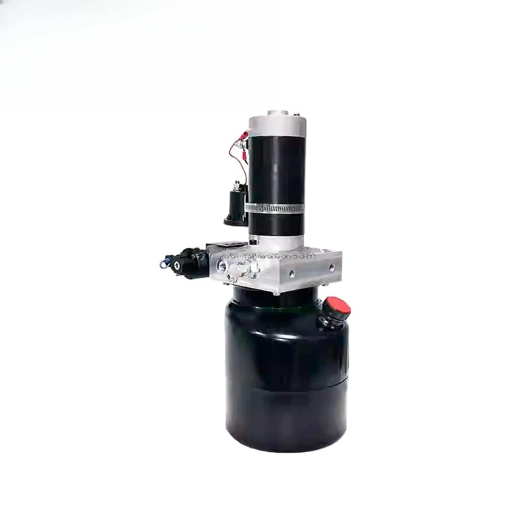 Factory 12/24/48 Volt Hydraulic Power Pack Unit 0.8KW 24 Volt Motor Pump Station With 1 Year Warranty