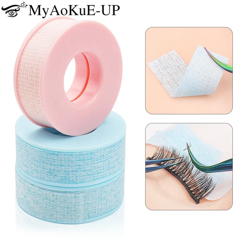 Eyelash Extension Supplies Lash Adhesive Tape Pink Silicone Eye Pad Stickers Micropore Breathable Under Eye Patch Makeup Tool