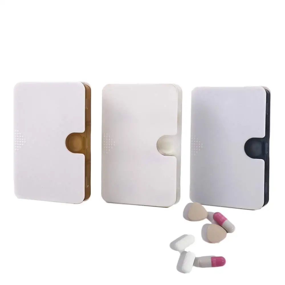 Small 6 Grids Pill Case Outdoor Travel Vitamin Weekly Pill Box Pill Organizer Pill Storage Box Tablet Dispenser