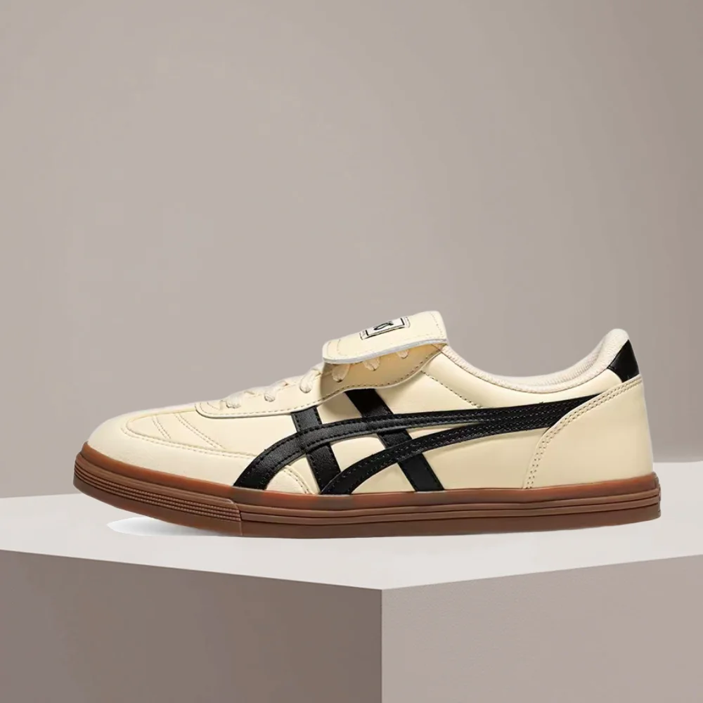 ASICS Aaron 2.0 Synth Retro SlipRes Durable Low-Top Sneakers Khaki for Unisex Fit Style Premium Design Plus Sole 1203A720-200
