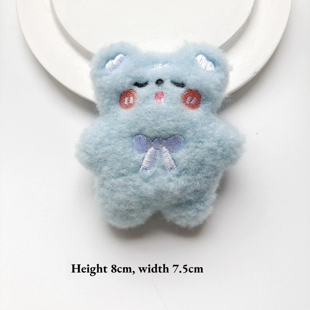 Cartoon pluche pop beer hanger schattige pluche pop sleutelhanger DIY decoratieve rugzak schooltas hanger accessoires cadeau voor vrienden