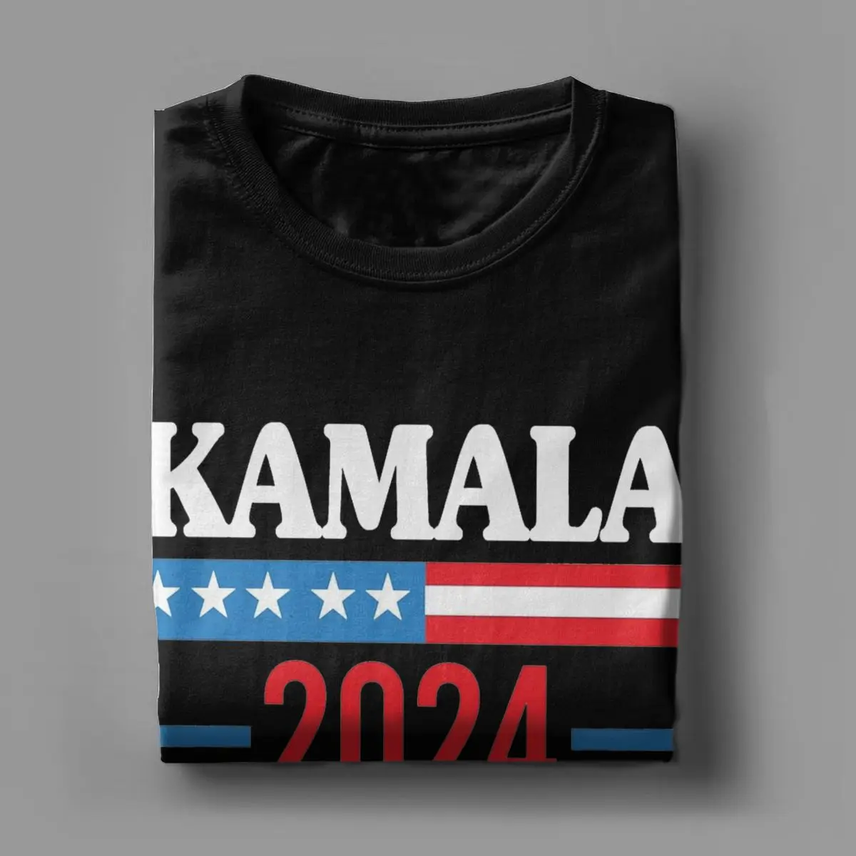 Kamala Harris เสื้อยืดเสื้อยืดคอกลมประธานาธิบดีหญิงชาย2024เสื้อยืดอารมณ์ขันแขนสั้นผ้าคอตตอนแท้ไซส์ใหญ่