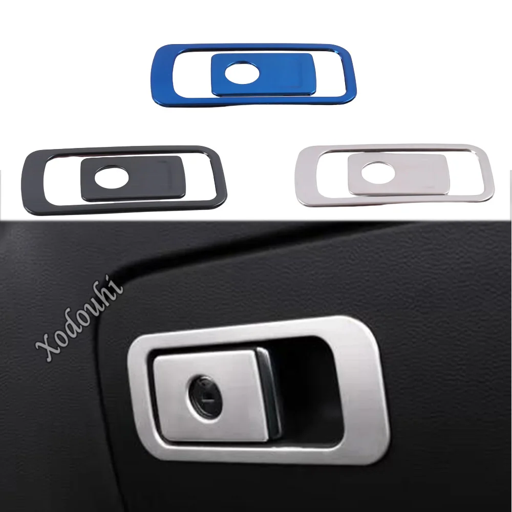

Stainless Steel Co-Pilot Glove Box Handle Trim For Volkswagen VW Passat 2019 2020 2021 2022 2023 Car Accessories Decoration 2Pcs