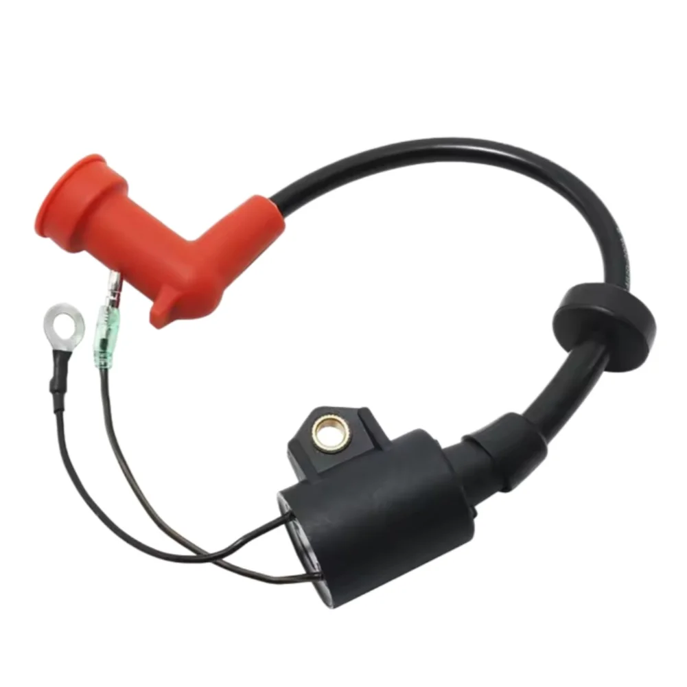 Outboard Ignition Part Ignition Coil Assy For Uninterrupted Water Performance Black Heat-Stabilized Insulation