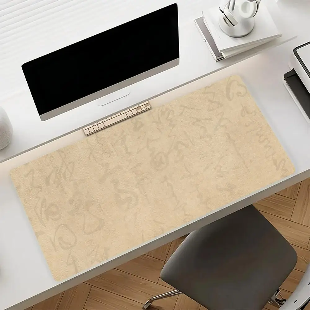 Antique Paper Texture Mousepad Table Mat Playmat Soft Matte High Definition Anime Games Pads For Desk